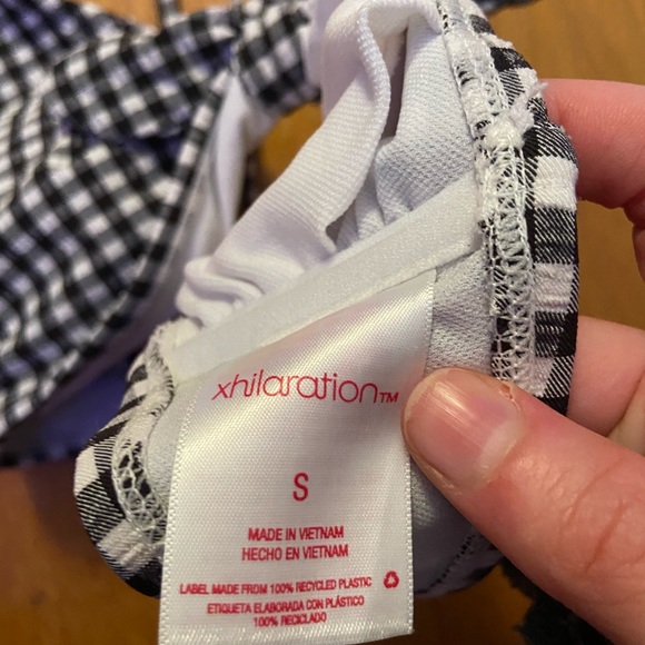 Checkered bikini top - Picture 3 of 3